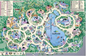 Map of Sea World Orlando Map of Sea World Orlando