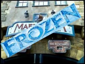 frozen ride disney